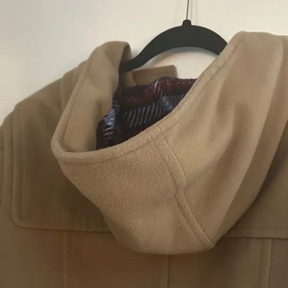 Women's Tan Toggle Coat - Picture 10 of 10